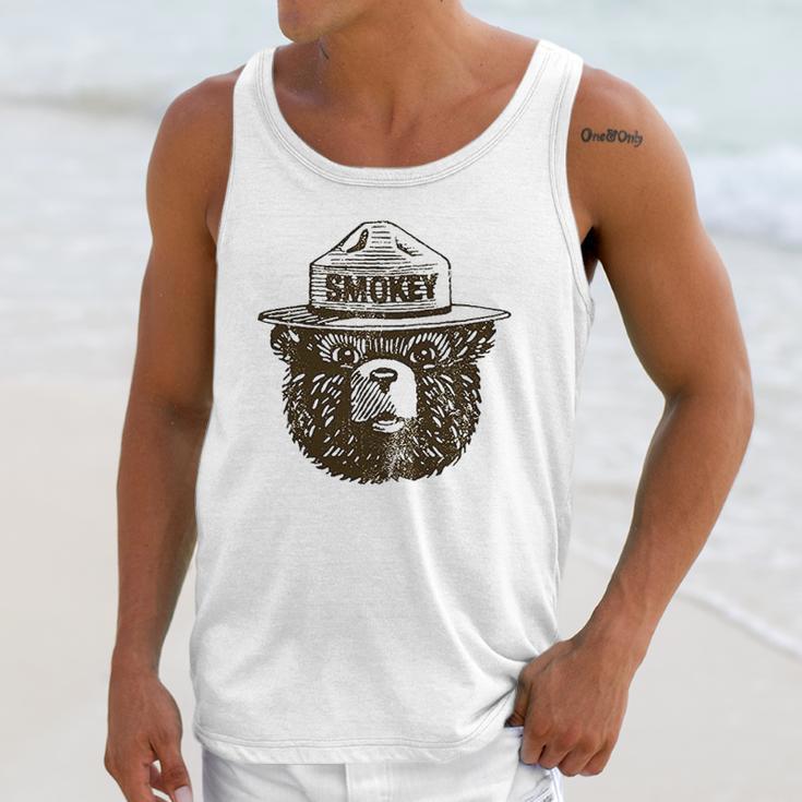 Hank Player Usa Official Smokey Bear Unisex Tank Top Gifts for Her