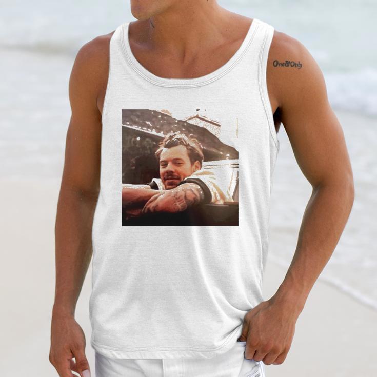 Harry Style Mustacherry Harry Edward Styles Unisex Tank Top Gifts for Her