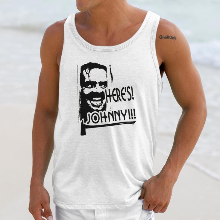 Heres Johnny The Shining Overlook Hotel Stanley Kubrick Stephen King Horror Movie Unisex Tank Top Gifts for Her