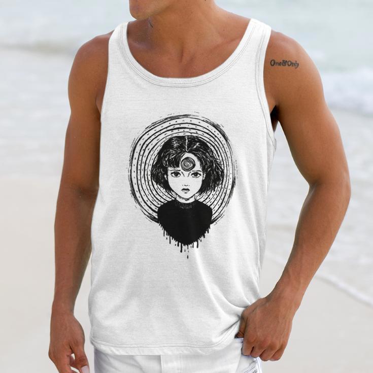 Horror Junji Ito Uzumaki Manga Unisex Tank Top Gifts for Her