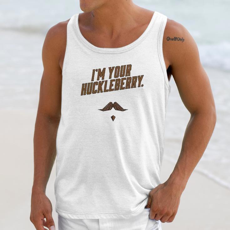 Im Your Huckleberry Western Quote Funny Vintage Gray 6Xl Graphic Unisex Tank Top Gifts for Her