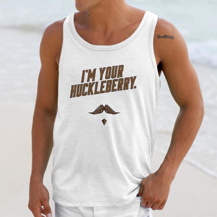 Im Your Huckleberry Western Quote Funny Vintage Unisex Tank Top Gifts for Her