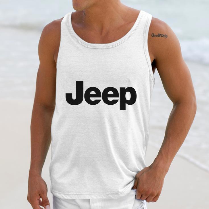 Jeep Classic Word Art Unisex Tank Top Gifts for Her