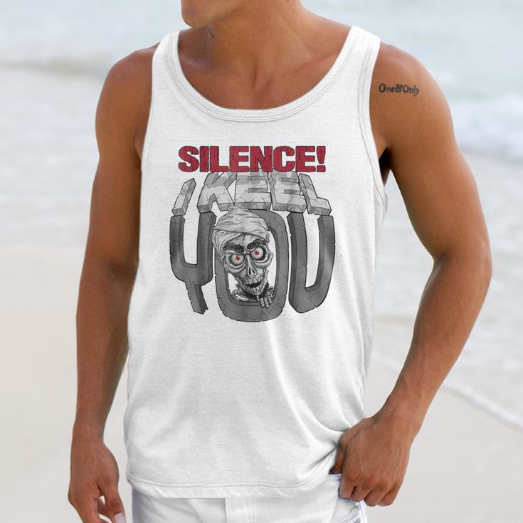 Jeff Dunham Silence I Keel You Mineral Achmed Shirt Unisex Tank Top Gifts for Her