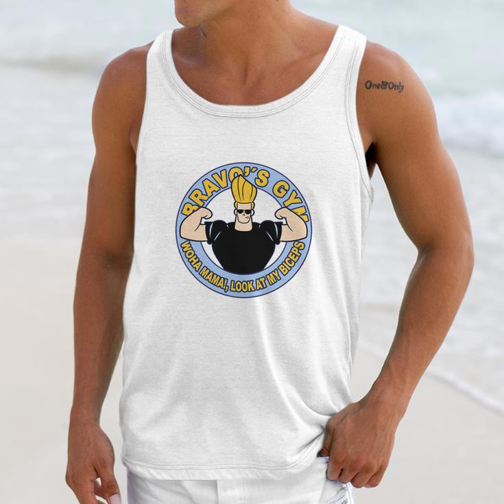 Johnny Bravo - Johnnys Gym Unisex Tank Top Gifts for Her