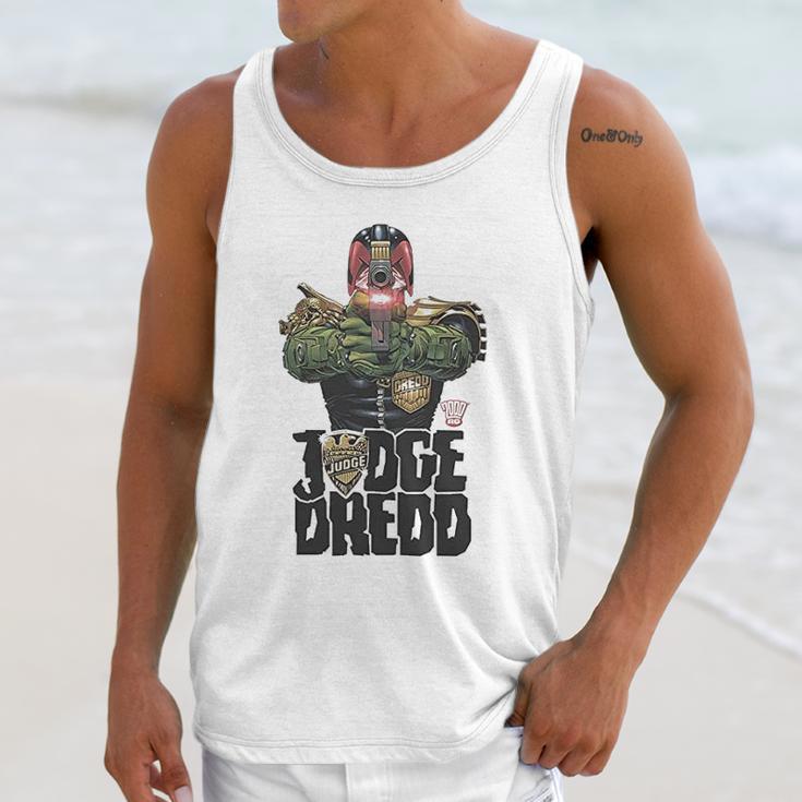 Judge Dredd In My Sights Unisex Tank Top Gifts for Her