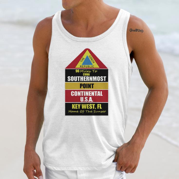 Key West Conch Republic Unisex Tank Top Gifts for Her