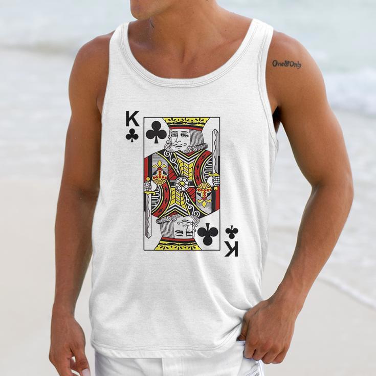 King Of Clubs Blackjack Cards Poker 21 K Unisex Tank Top Gifts for Her