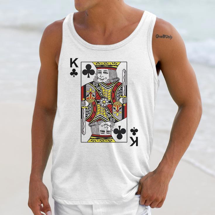 - King Of Clubs Blackjack Cards Poker 21 Unisex Tank Top Gifts for Her