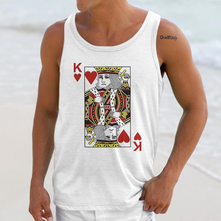 King Of Hearts Blackjack Cards Poker Unisex Tank Top Gifts for Her