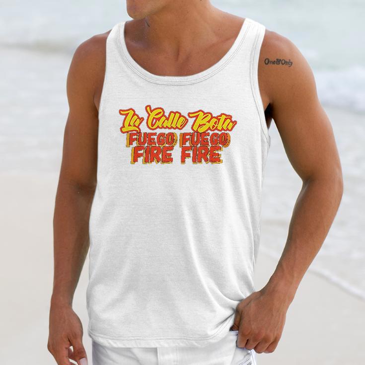 La Calle Bota Fuego Fire La Romana Dembow Trap Bunny Unisex Tank Top Gifts for Her