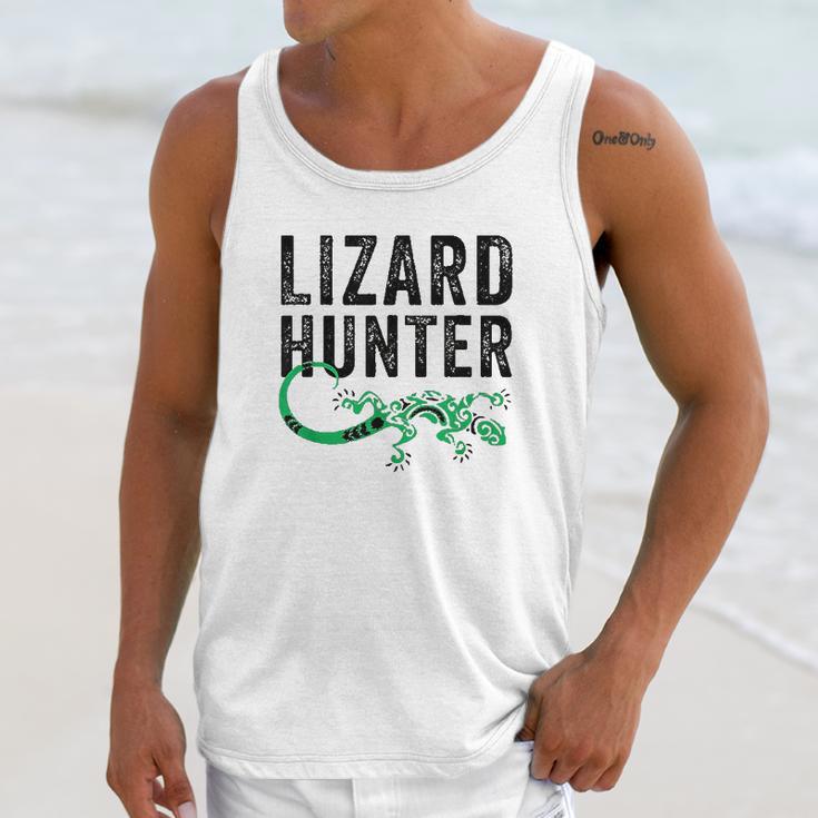 Lizard Hunter Funny Gecko Reptile Lover Kids Gift Unisex Tank Top Gifts for Her