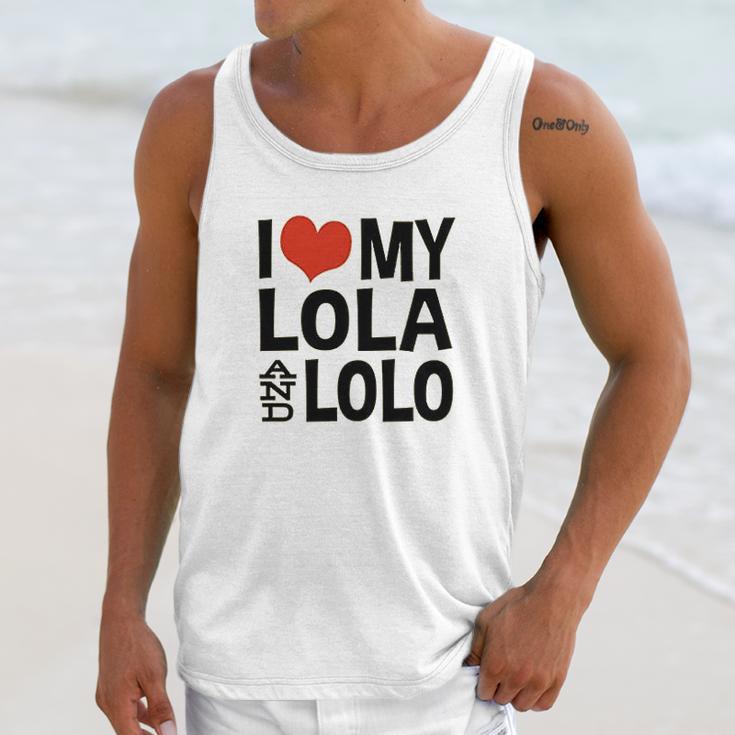 I Love My Lola And Lolo Unisex Tank Top Gifts for Her