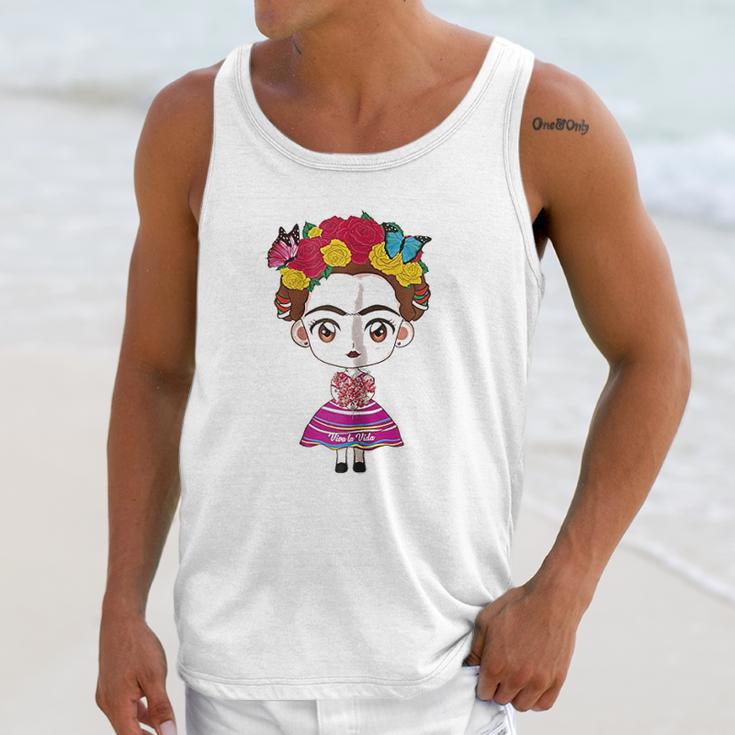 I Love Mexico Viva Mexico Mexican Frida Unisex Tank Top Gifts for Her