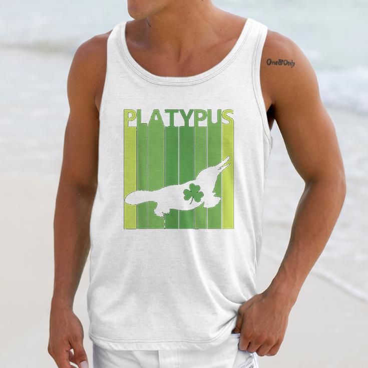 Lucky Platypus St Patricks Day Irish Gift Unisex Tank Top Gifts for Her