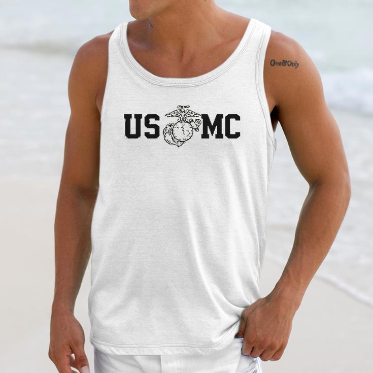 Lucky Ride Marine Corps Bull Dog Usmc Military Unisex Tank Top Gifts for Her