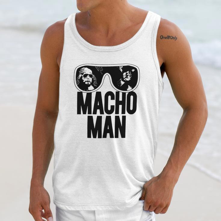 Macho Man Wrestler Ooold School Purple Unisex Tank Top Gifts for Her