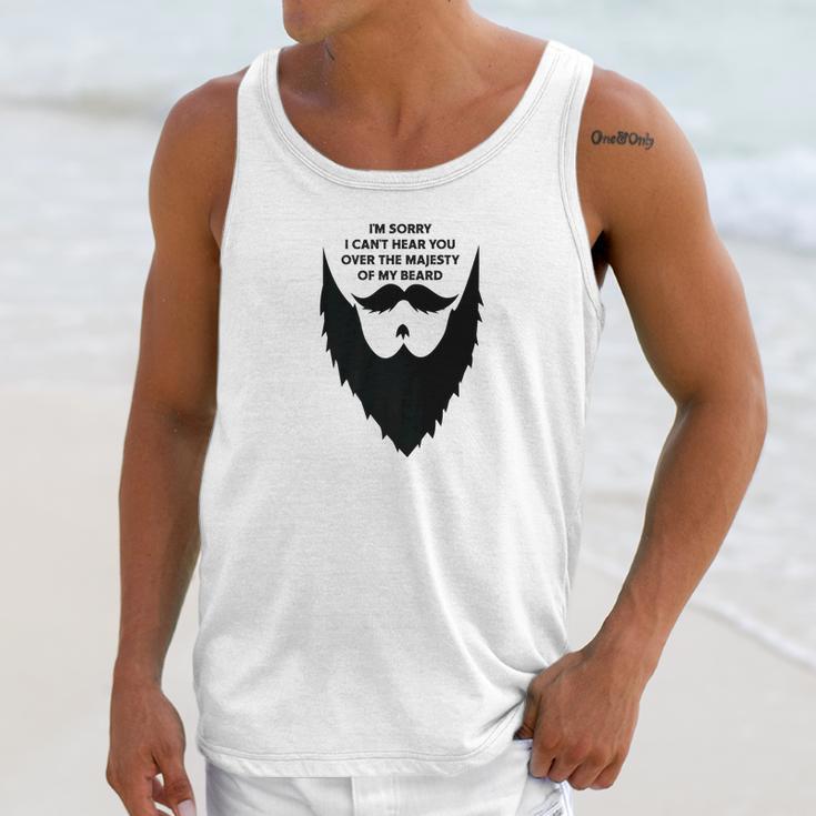 Majestic Beard Funny Beard Mustache Owners Unisex Tank Top Gifts for Her