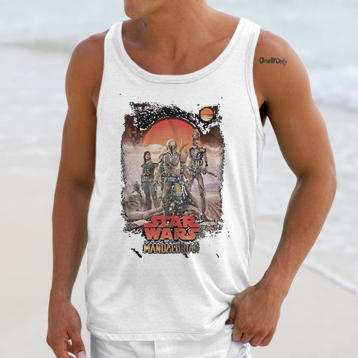 The Mandalorian Art Unisex Tank Top Gifts for Her