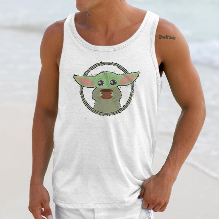 The Mandalorian Child Baby Yoda Chibi Soup Unisex Tank Top Gifts for Her