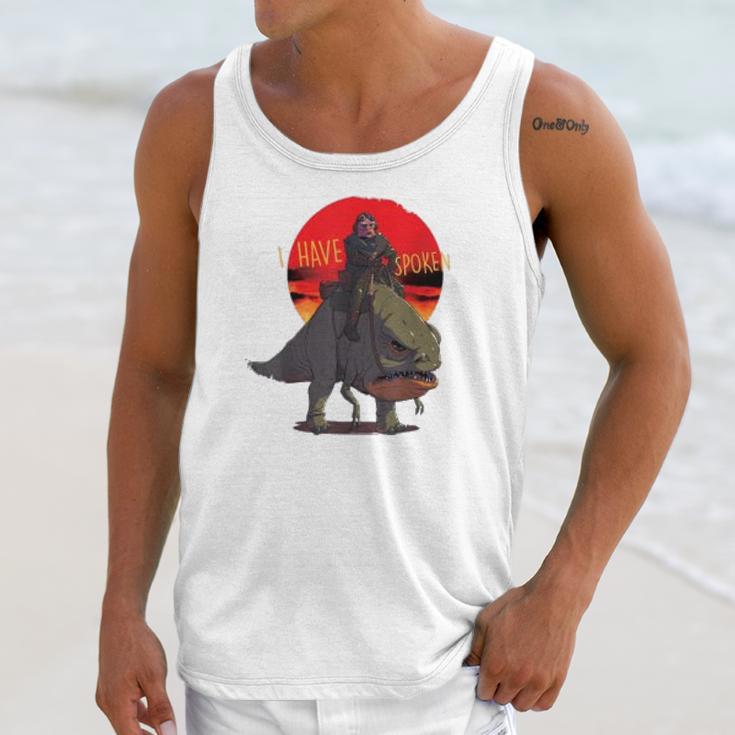 The Mandalorian Kuiil Blurrg I Have Spoken Unisex Tank Top Gifts for Her