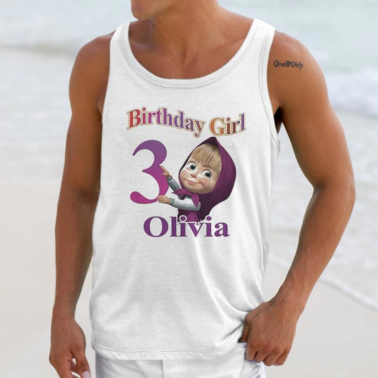 Masha And Bear Birthday Masha And Bear Family Birthday Masha Birthday Masha Party Masha And Bear Party Unisex Tank Top Gifts for Her