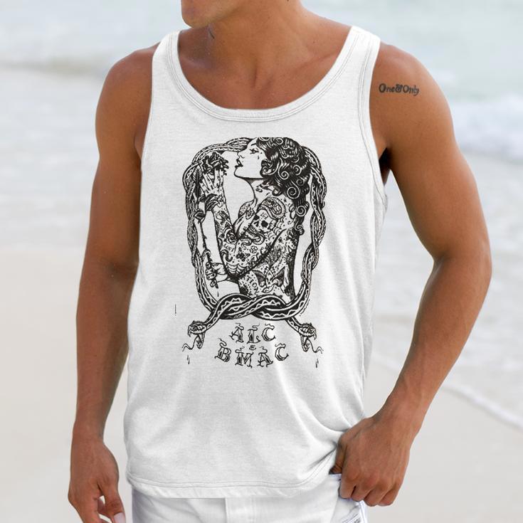 Mens Eve By Jarad Bryant Garden Of Eden Woman Tattoo Unisex Tank Top Gifts for Her