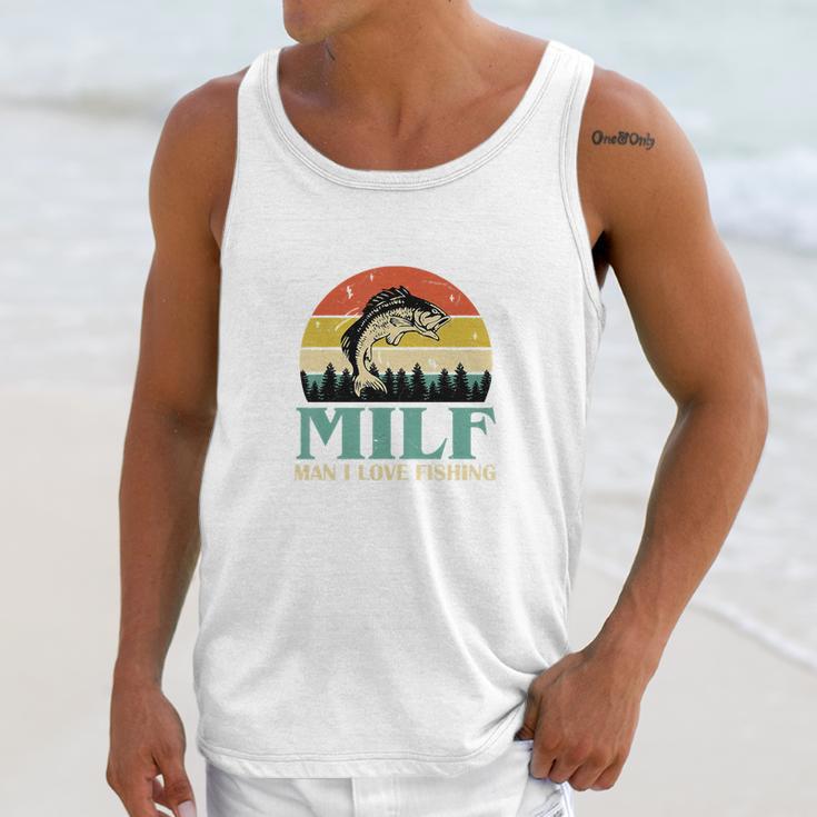 Milf Man I Love Fishing Vintage Unisex Tank Top Gifts for Her