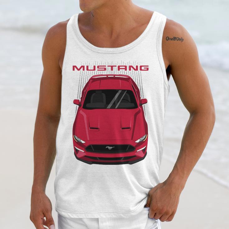 Mustang Gt 2018 To 2019 Ruby Red Unisex Tank Top Gifts for Her