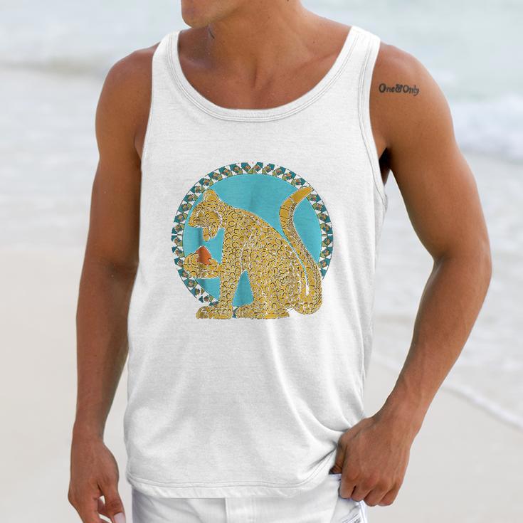 Native American Indian Aztec Mayan Jaguar Unisex Tank Top Gifts for Her