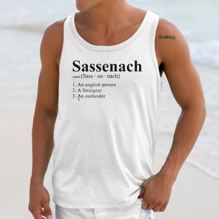 Outlander Sassenach Defined Unisex Tank Top Gifts for Her