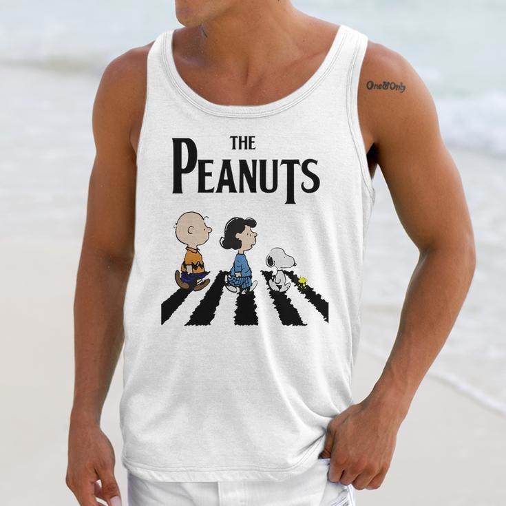 Peanuts Beatles Tshirt Unisex Tank Top Gifts for Her