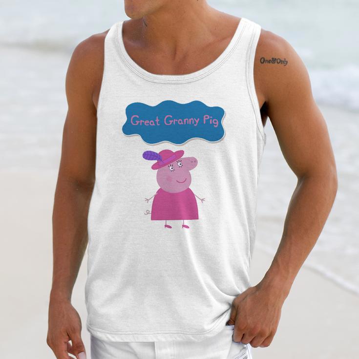 Peppa Pig Peppa Pig Shirt Granny Pig Great Granny Pig Unisex Tank Top Gifts for Her