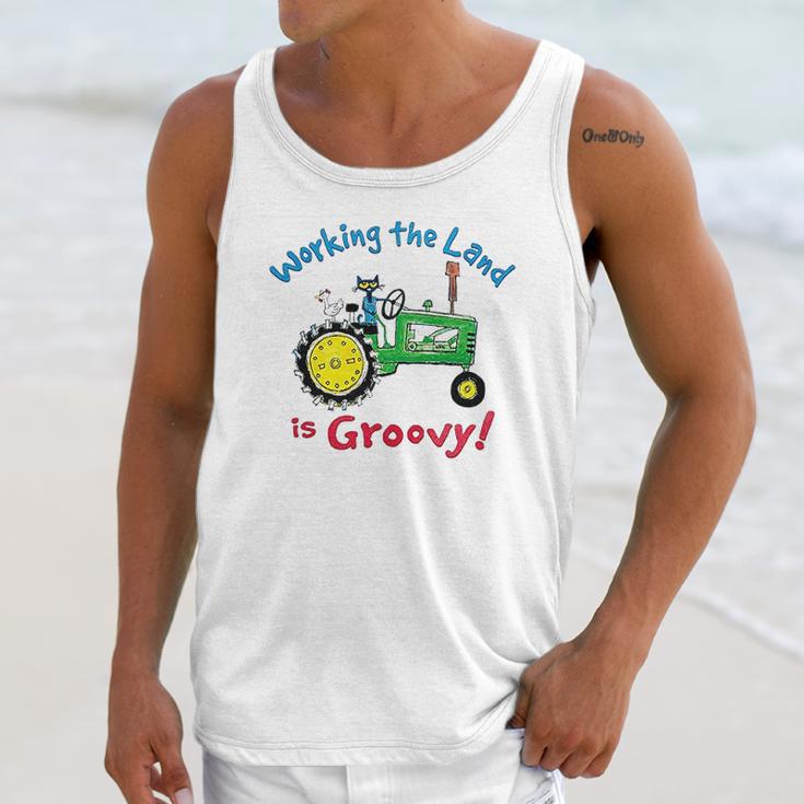 Pete The Cat Working The Land Unisex Tank Top Gifts for Her