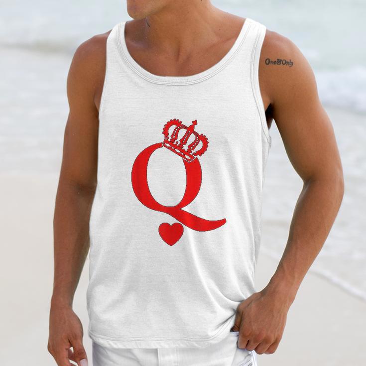 Queen Of Hearts King Of Hearts Playing Cards Deck Of Cards Unisex Tank Top Gifts for Her