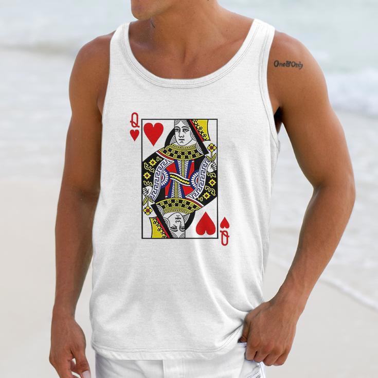 Queen Of Hearts Unisex Tank Top Gifts for Her