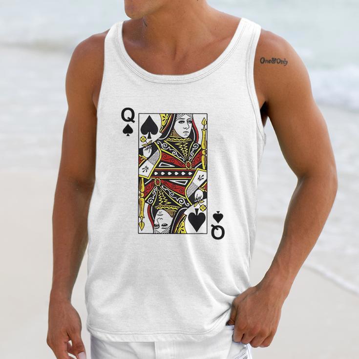 Queen Of Spades Unisex Tank Top Gifts for Her