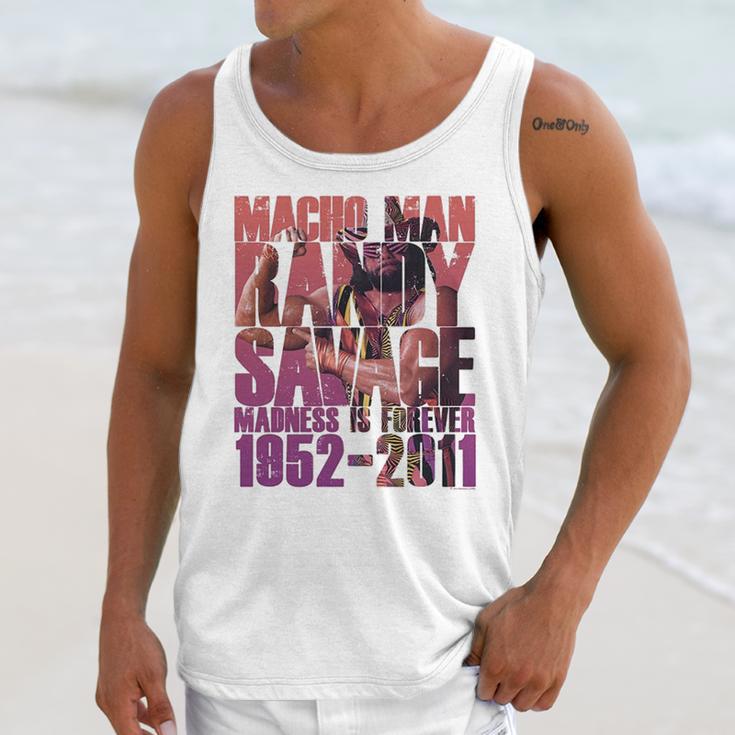 Randy Macho Man Savage Madness Is Forever Unisex Tank Top Gifts for Her