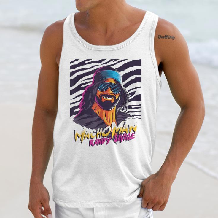 Randy Macho Man Savage Zebra Pattern Unisex Tank Top Gifts for Her