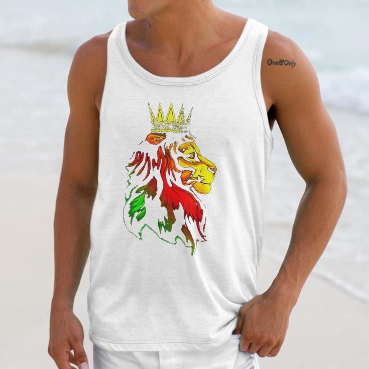 Reggae Rasta Lion Rastafarian Unisex Tank Top Gifts for Her