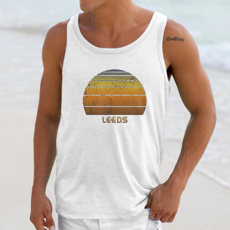 Retro Leeds United Kingdom Unisex Tank Top Gifts for Her