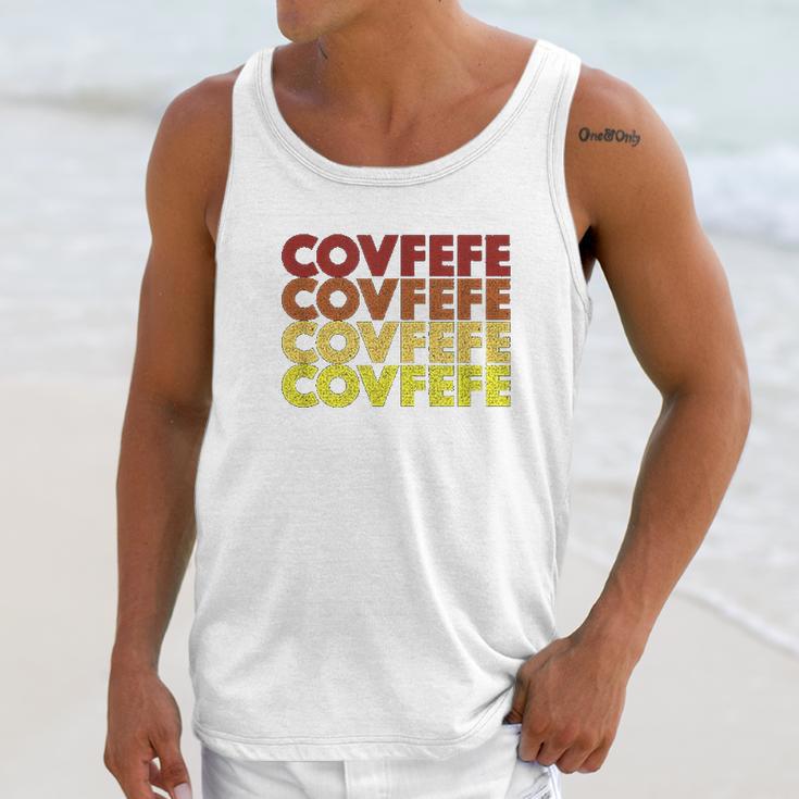 Retro Vintage Covfefe Funny Gift Unisex Tank Top Gifts for Her