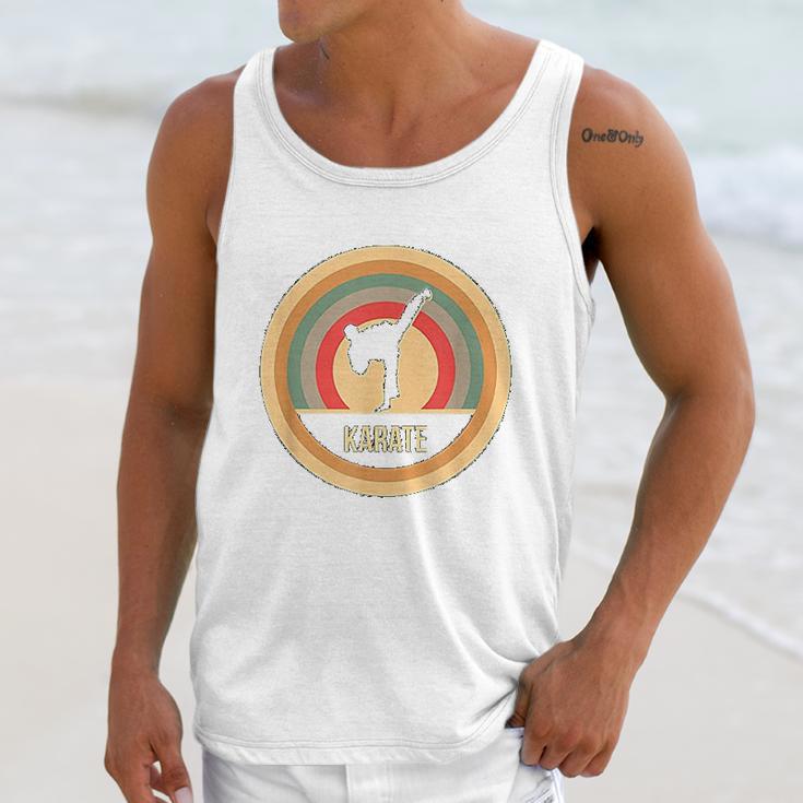 Retro Vintage Karate Gift For Karateka Martial Artists Unisex Tank Top Gifts for Her