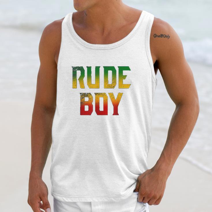 Rude Boy Rasta Reggae Roots Gifts Clothing Jamaica Unisex Tank Top Gifts for Her