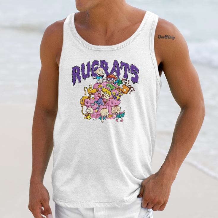 Rugrats 90S Rewing Pink Couch Unisex Tank Top Gifts for Her