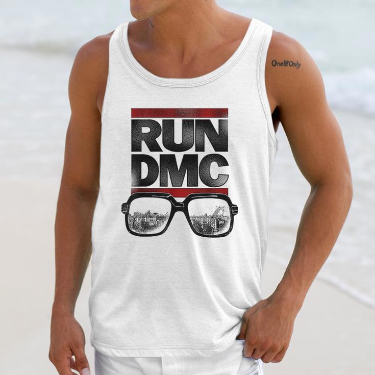 Run Dmc Official Nyc Glasses Unisex Tank Top Gifts for Her