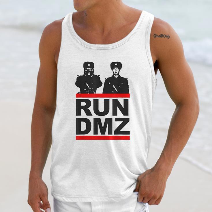 Run Dmz Funny Communist North Korea Unisex Tank Top Gifts for Her