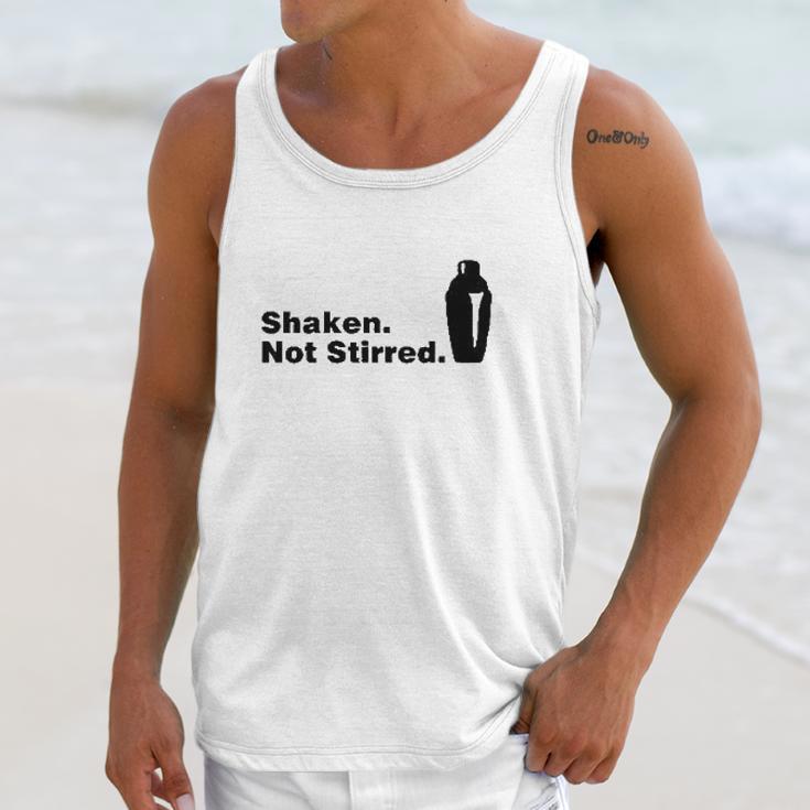 Shaken Not Stirred James Bond Unisex Tank Top Gifts for Her