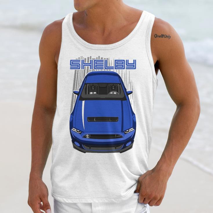 Shelby Gt500 S197 Blue Unisex Tank Top Gifts for Her