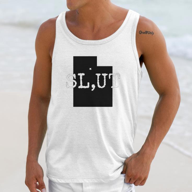 Slut Salt Lake Utah Fun Tourist Slut Unisex Tank Top Gifts for Her